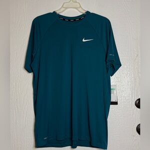 Nike Men's Teal Dri-FIT Shirt